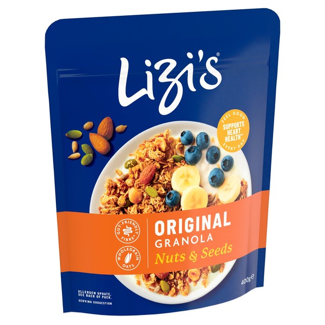 Lizi's Original Nuts and Seeds Granola 400g, UK version