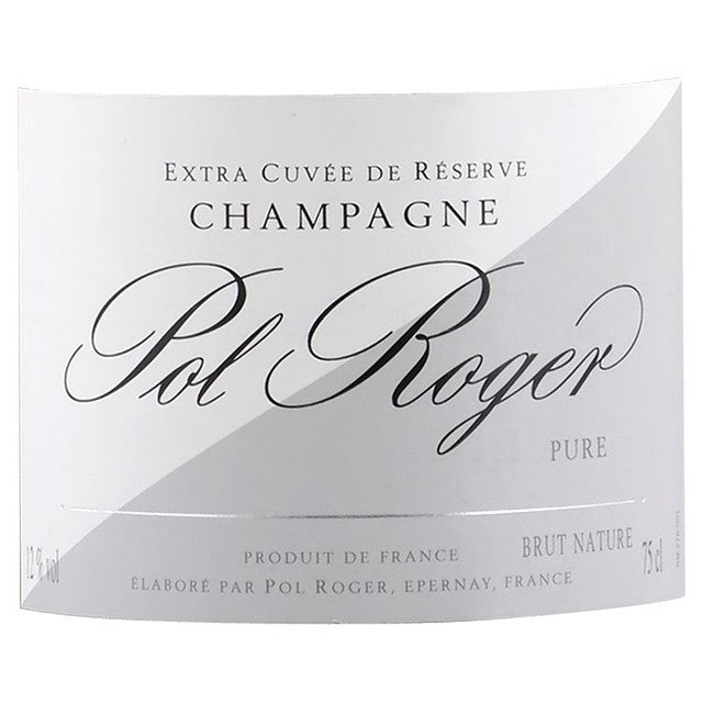 Pol Roger Pure Extra Brut NV Champagne 75cl, imported from the UK