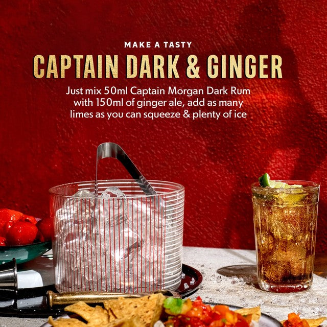 Captain Morgan Dark Rum 70cl - British product