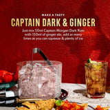 Captain Morgan Dark Rum 70cl - British product