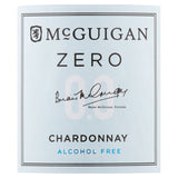 McGuigan Zero Chardonnay alcohol free wine 75cl, imported from the UK