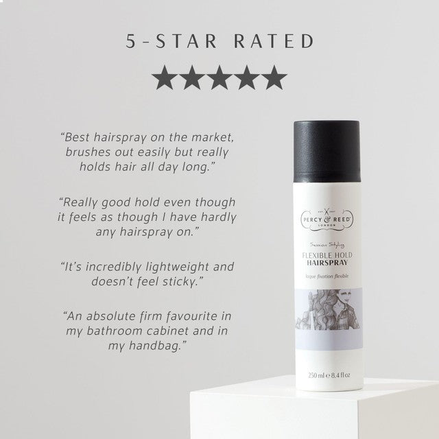 Percy & Reed Session Styling Flexible Hold Hairspray 50ml, imported from the UK