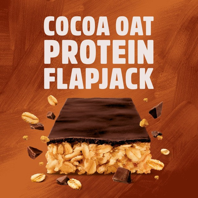 Trek cocoa oat protein flapjacks 3 x 50g (British brand)