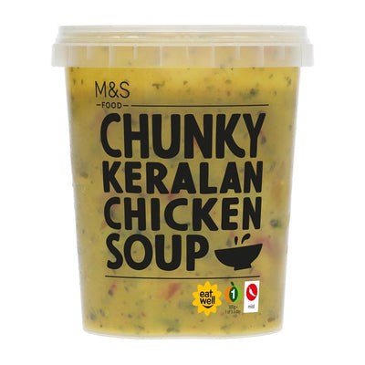 M&S Chunky & Spicy Keralan Chicken Soup Creamy Soup 600g