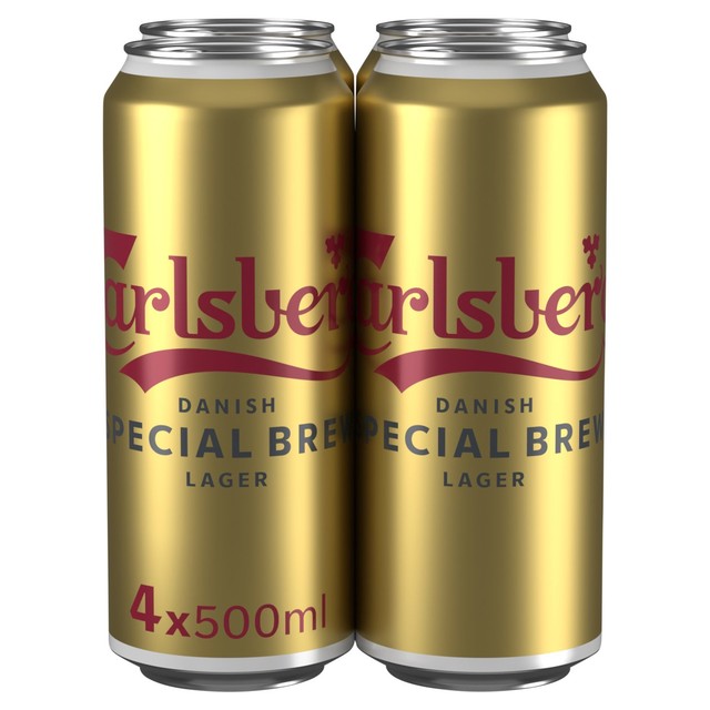Carlsberg Special Brew strong lager 4x500ml (British brand)