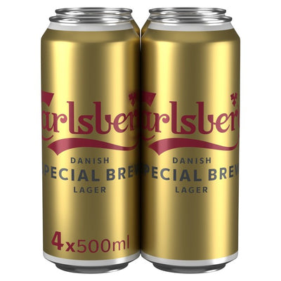 M&S Carlsberg Special Brew Strong Lager Beer 4 x 500ml- Buy online at McGrocer