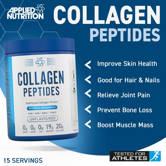 Applied Nutrition unflavoured collagen peptide powder 300g - British product