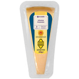 Ocado Grana Padano hard cheese 200g, imported from the UK