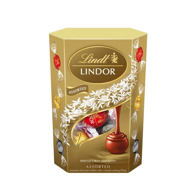 Lindt assorted chocolate truffles box 137g, UK version