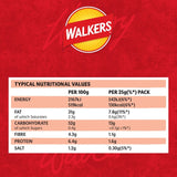 Walkers Ready Salted crisps 12x25g (British brand)