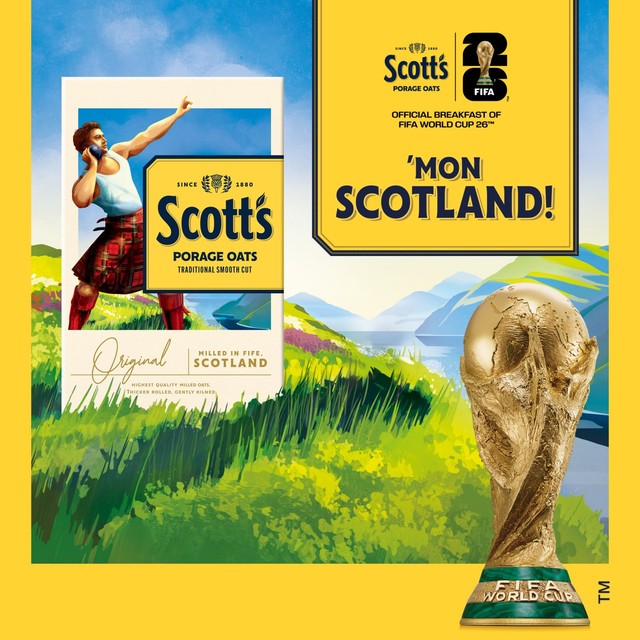Scott's Original Porridge Oats 1kg (British brand)