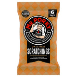 Tayto original pork scratchings 6 x 16g multipack, imported from the UK