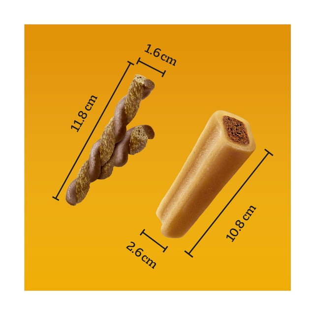 Pedigree Rodeo Duos and Jumbone dog treats 780g, imported from the UK