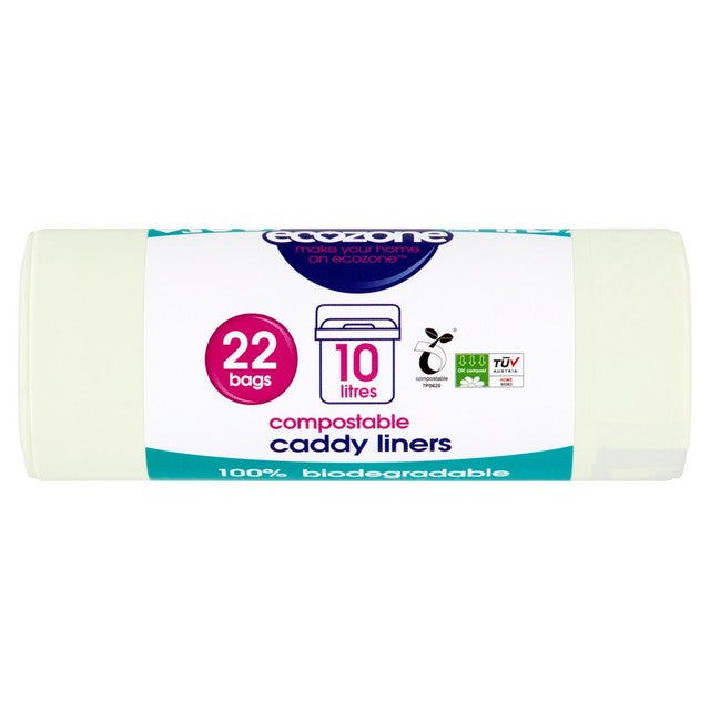 Ecozone compostable caddy liners 10L - British product