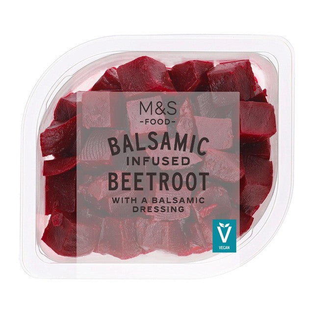 M&S balsamic pickled beetroot 250g, imported from the UK