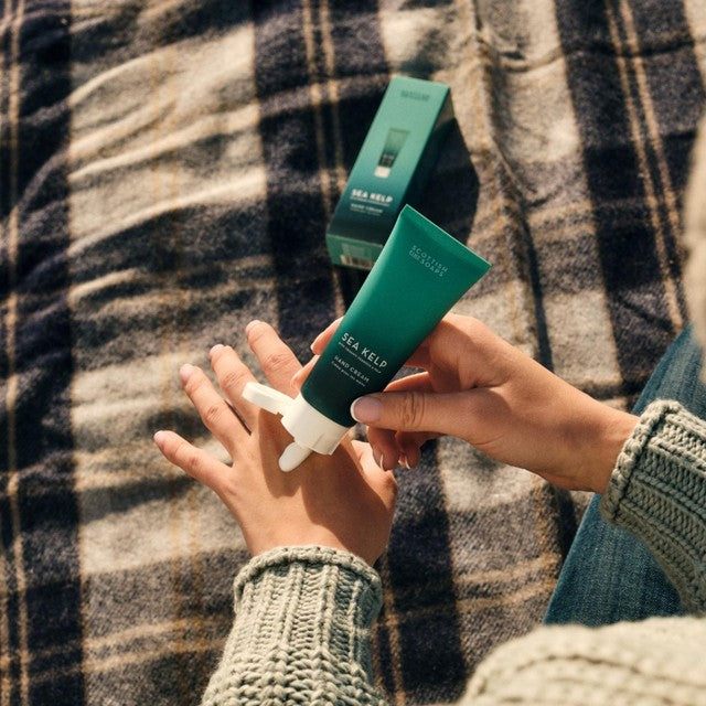 Scottish Fine Soaps sea kelp hand cream, imported from the UK
