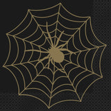 Unique Party spider web Halloween napkins pack of 16 - British product