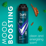 Sure Men Anti-Perspirant Spray Nonstop Protection 150ml (British brand)