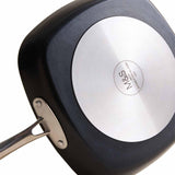 M&S non-stick griddle pan 26cm black, imported from the UK