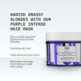 FUL purple hair mask for blonde and grey hair 300ml - British product