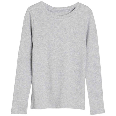 Haut thermique à manches longues M&S Unisex Heatgen Gris chiné 11-12 ans