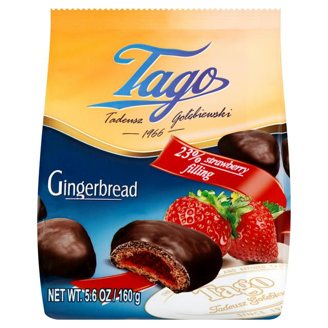Gingerbread with Strawberry Filling and Cocoa Coating 160g