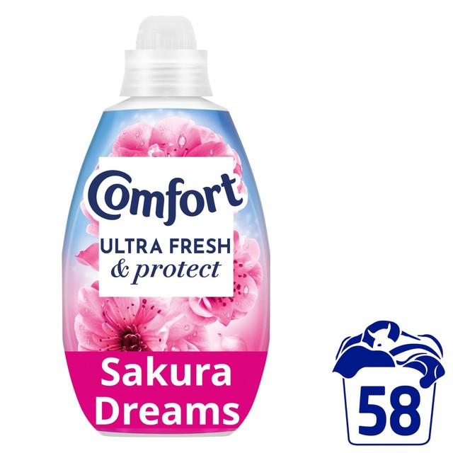 Comfort Sakura Dreams fabric conditioner 870ml - British product