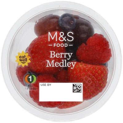 M&S Beerenmix Gemischter Beerenobstbecher 135g