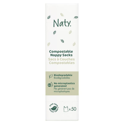 Naty biologisch abbaubare Windelbeutel kompostierbare 50er Packung