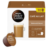 Dolce Gusto Café Au Lait coffee capsules 30 pack, imported from the UK