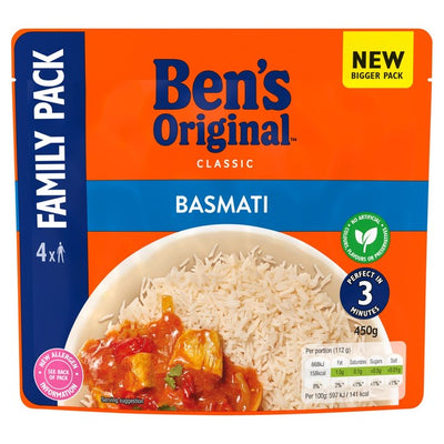 Ben's Original Basmati Reis Mikrowellenreis, 450 g