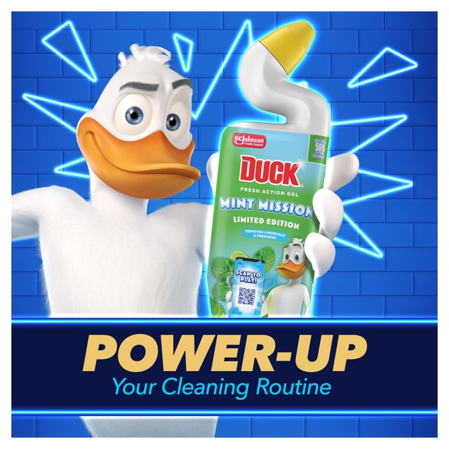 Toilet Duck toilet cleaner gel Mint Mission (British brand)
