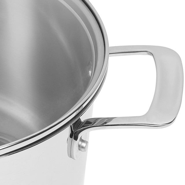M&S stainless steel stock pot 24cm, imported from the UK