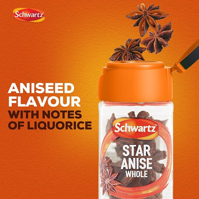 Schwartz Star Anise spice jar 10g (British brand)