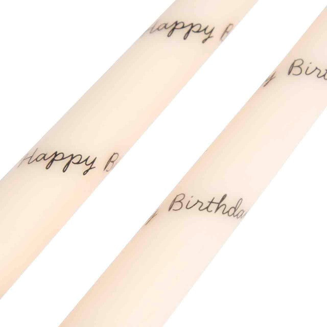 M&S birthday dinner candles white 25.4 cm - British product