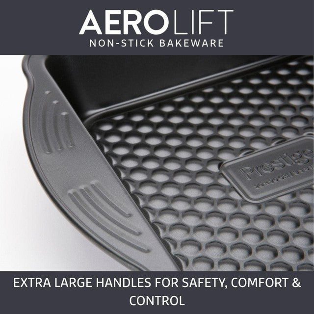 Prestige Aerolift square cake tin 20cm, imported from the UK