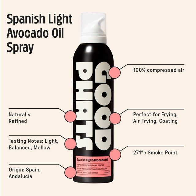 Good Phats Light Avocado Oil Spray 200ml, UK version