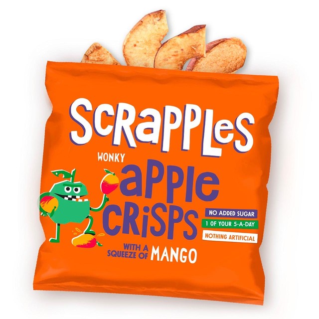 Scrapples kids apple and mango crisps 5x12g multi-pack (British brand)