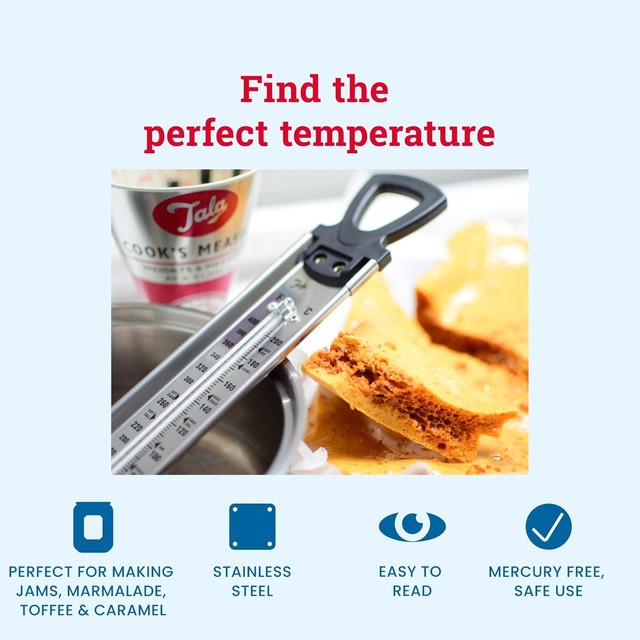 Tala jam and confectionery thermometer easy read 39.5x10x2.5cm (British brand)