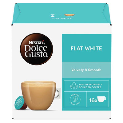 Dolce Gusto Flat White Coffee Pods 16 Capsules