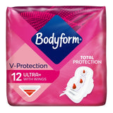 Bodyform Ultra Normal sanitary towels with wings 12 pack - British product