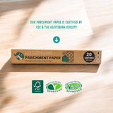 Eco Green Living compostable parchment paper 30cm x 20m - British product