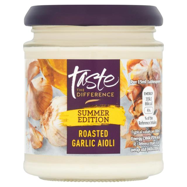 Sainsburys Roasted Garlic Aioli Summer Edition Taste the Difference 170ml