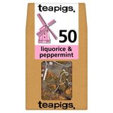 Teapigs liquorice and peppermint herbal tea bags 50 pack (British brand)