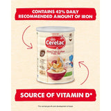 Nestle Cerelac mixed fruits & wheat infant cereal 1kg, imported from the UK