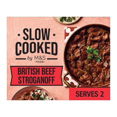 M&S M&S Langsam gegartes Rinder-Stroganoff Fertiggericht 618g - Online bei McGrocer kaufen