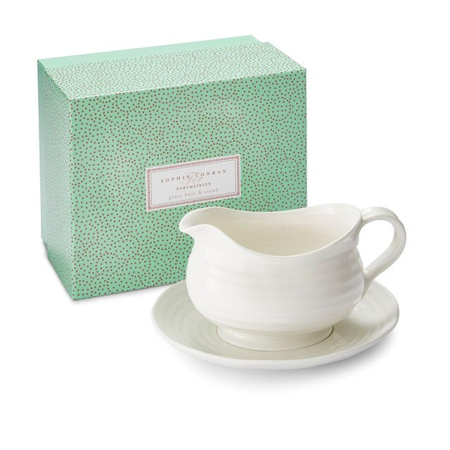 Sophie Conran Gravy Boat & Stand White 1pt (British brand)