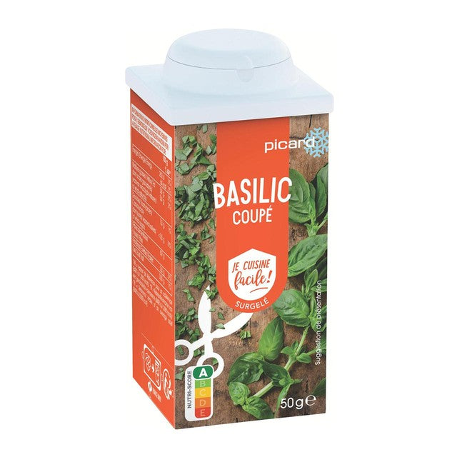 Picard chopped basil 50g, imported from the UK