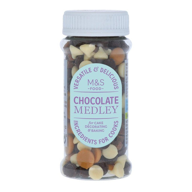 M&S Chocolate Medley Decorations Mix 75g, imported from the UK