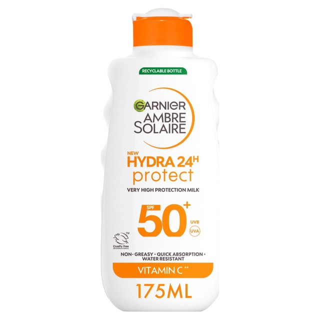 Garnier Ambre Solaire Hydra 24 sun protection lotion 175ml - British product
